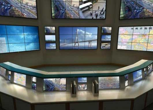 液晶拼接屏的應用場景-監控指揮中心