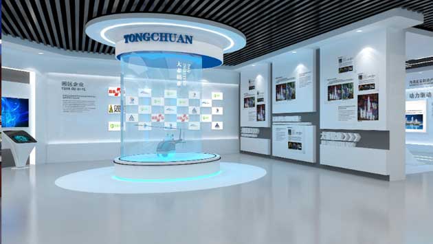 企業(yè)展廳多媒體互動-好奇數字科技